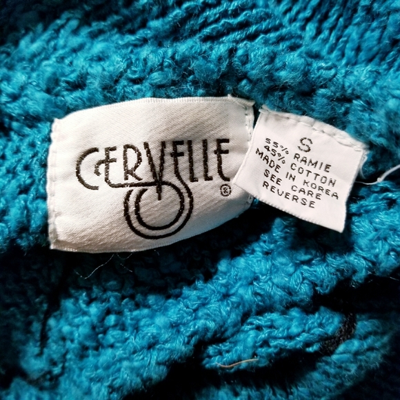 Vintage 80's retro glam sweater blouse - Picture 2 of 6